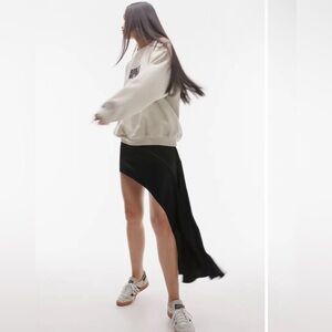 Topshop asymmetrical skirt
